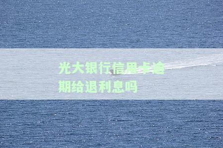 2021年光大信用卡逾期新法规，光大信用卡逾期新法规出台：2021年起将有哪些变化？