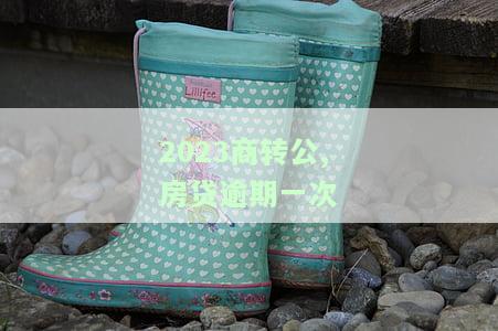 2023商转公,房贷逾期一次-商转公有一次逾期