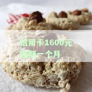 信用卡1000元逾期一个月：利息、后果及解决办法全解析