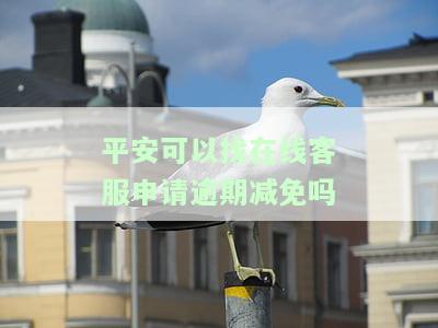 平安客服说可以免息，平安客服确认：合条件可享受免息优！