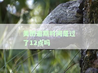 美团逾期时间是过了12点吗-美团逾期时间是过了12点吗怎么办
