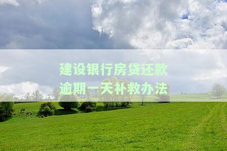 建设银行房贷一天还款影响信用吗，逾期一天还款会影响建设银行房贷的信用记录吗？