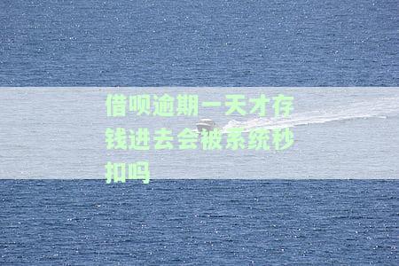 借呗逾期一天才存钱进去会被系统秒扣吗怎么办，借呗逾期一天还款，系统会秒扣吗？解决方案在此！
