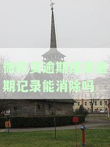 微粒贷逾期结清逾期记录能消除吗