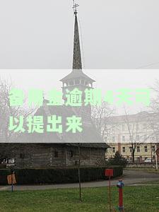 备用金不小心逾期四天，突发状况：备用金逾期四天，应该怎么办？