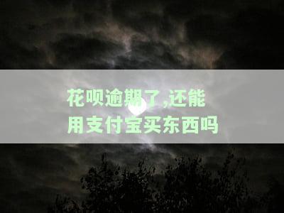 花呗逾期了,还能用支付宝买东西吗安全吗，花呗逾期未还，是否影响使用支付宝购物安全性？