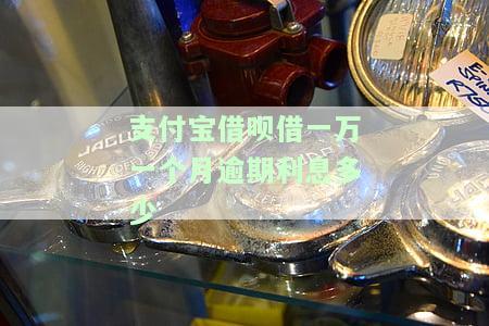 支付宝借呗1万逾期一天多少利息，逾期一天的支付宝借呗1万需要支付多少利息？