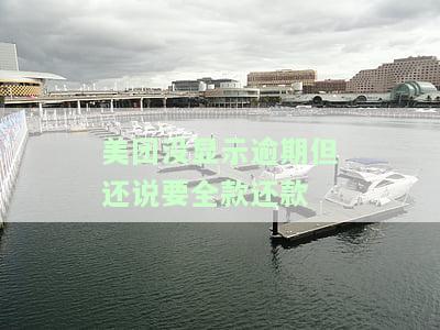 美团没显示逾期却要求全款还款，是否真实？安全性如何？
