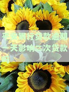平安贷款逾期一天会对第二次贷款产生影响吗？如何避免？