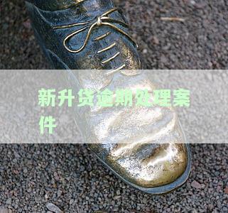 新升贷逾期处理案件流程，掌握新升贷逾期处理流程，有效解决贷款问题