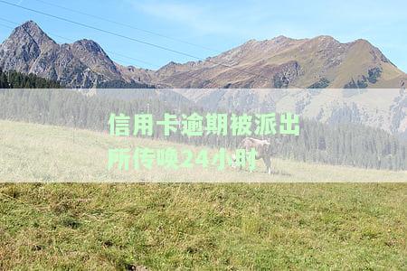 信用卡逾期被传唤24小时-信用卡逾期被传唤24小时怎么办