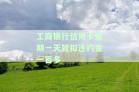 工商银行信用卡逾期一天就扣违约金一百多正常吗？违约金计算方式及影响解析