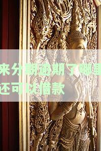 来分期借钱逾期，警惕！来分期借款逾期可能带来的严重后果
