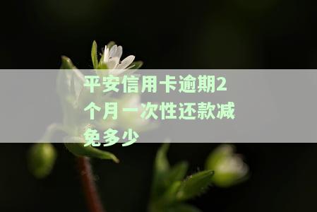 平安信用卡8000逾期2年了，平安信用卡逾期2年，欠款达8000元，如何处理？