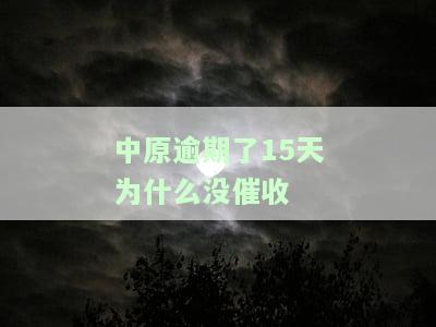 中原逾期上征信吗？会对个人信用产生影响，可能会被单位电话催收，一般逾期3天以上就会记录在个人信用报告中。如果只逾期1天，建议尽快还款避免影响信用。