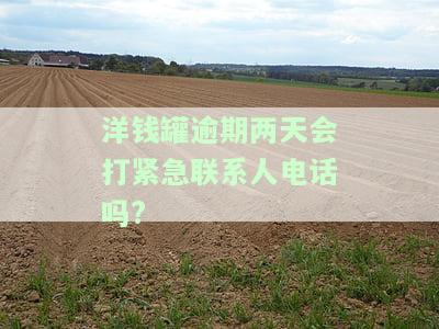 洋钱罐逾期两天会打紧急联系人电话吗？安全吗？