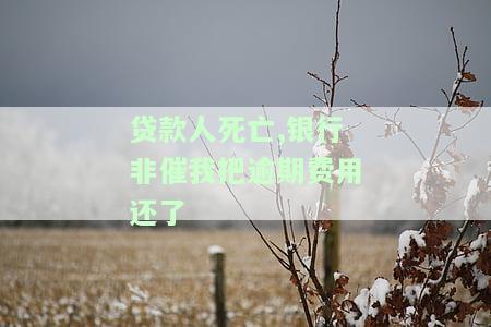 如果贷款人死亡，生死未：贷款人去世后，贷款如何处理？