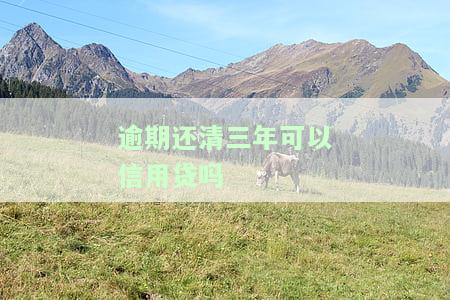 逾期还完三年了，现在办理贷款会受到影响吗？