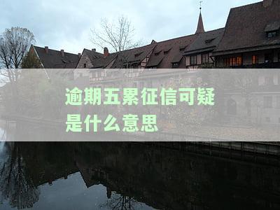 征信累计逾期5次：影响及查看方法全解析