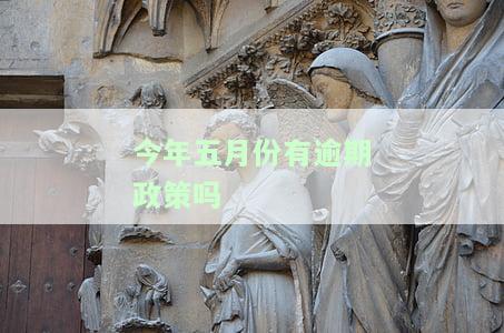 今年五月份有逾期政策吗，五月起，相关政策调整：您了解逾期的新规定吗？