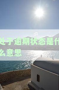 显示为逾期是什么意思？包括：显示逾期还款、已逾期、处于逾期状态等含义解析