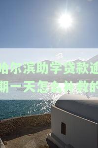 哈尔滨助学贷款逾期一天如何补救？还款流程、展期政策及上报征信时间全解析