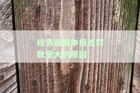 税务局逾期申报罚款及其影响：不交的后果、能否消除记录、罚款金额、是否影响征信、如何处理、罚款标准全解析
