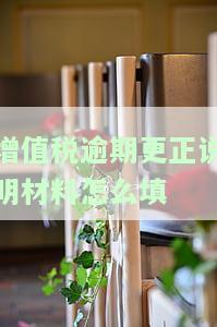 如何写增值税逾期申报情况说明及所需资料？逾期后应如何处理？