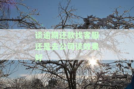 谈逾期还款：找客服还是去公司谈效果好？如何与客服有效沟通、协商还款方案及还本金？