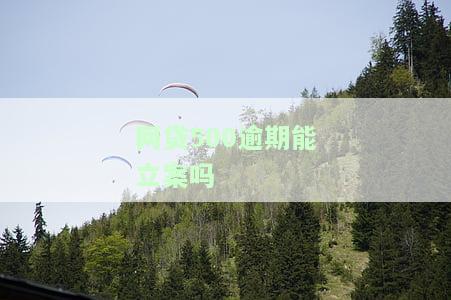 网贷逾期500起诉立案标准，了解网贷逾期500起诉立案标准，避免陷入法律困境