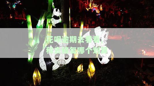花呗逾期去看看,和去修复哪个划算