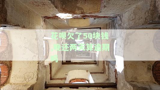 花呗欠50元晚还两天算逾期？解决方法及是否上征信解析