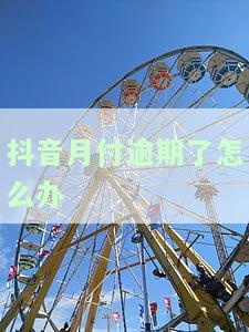 抖音月付逾期了怎么办100额度，急需解决！抖音月付逾期未还，100额度该如何处理？