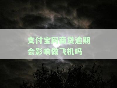 支付宝网商贷逾期上征信吗,银行贷款影响吗，网商贷逾期是否会上征信？与银行贷款有何影响？