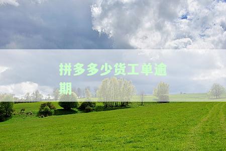 拼多多逾期发货商家一单扣多少钱，了解拼多多平台规则：逾期发货商家每单将被扣除多少金额？