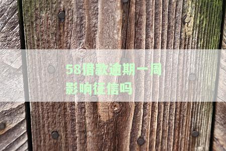 58借款逾期会怎么样？后果严重！如何避免逾期？