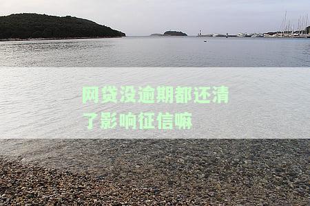 网贷没有逾期,还清后，网贷零逾期，完美还清，信用记录无瑕疵！