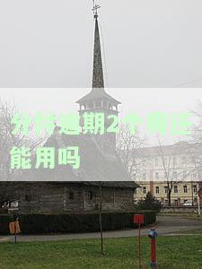 分付逾期两天还能用吗，分付逾期两天：账户还能正常使用吗？
