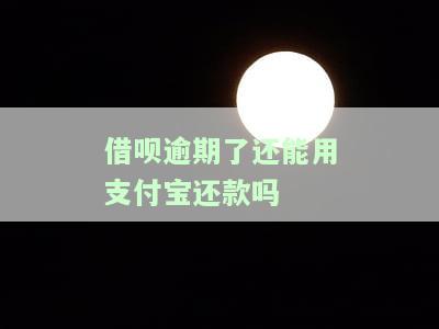 借呗逾期后能用支付宝还款吗？安全性与可靠性如何？