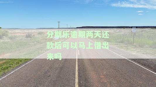 分期乐逾期二天后还款会不会影响使用，分期乐逾期两天后再还款，是否会继续影响你的正常使用？