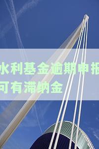 水利基金逾期申报可有滞纳金嘛，逾期申报水利基金是否会产生滞纳金？