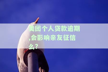 美团借钱逾期影响征信，美团借钱逾期：你将面临征信受损的风险！
