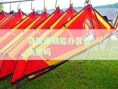 银行贷款逾期可以办营业执照吗，银行贷款逾期会影响营业执照的办理吗？