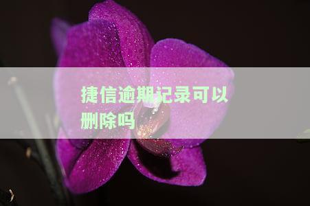 捷信的逾期记录能否消除？查询及影响解析