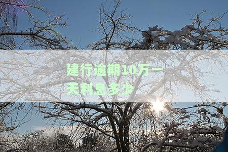 建行逾期10来天怎么办，建行信用卡逾期10天，如何解决?