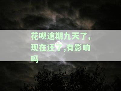 花呗逾期九天后还款，如何恢复使用额度？