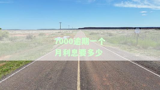 7000逾期利息怎么算，计算7000元逾期利息的步骤和方法