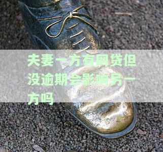 夫妻一方有网贷但没有逾期影响另一方贷款吗，网贷未逾期是否会影响配偶的贷款申请？——解析夫妻一方的网贷记录对另一方的影响