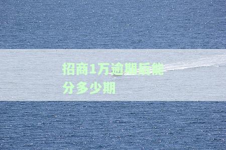 招商逾期一万二：会起诉吗？上门催收吗？真实情况如何？