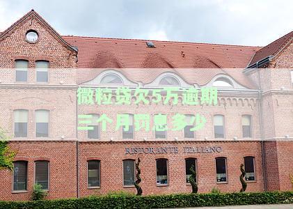 微粒贷五万逾期三个月的后果是什么？可能会被起诉，但不一定坐牢。